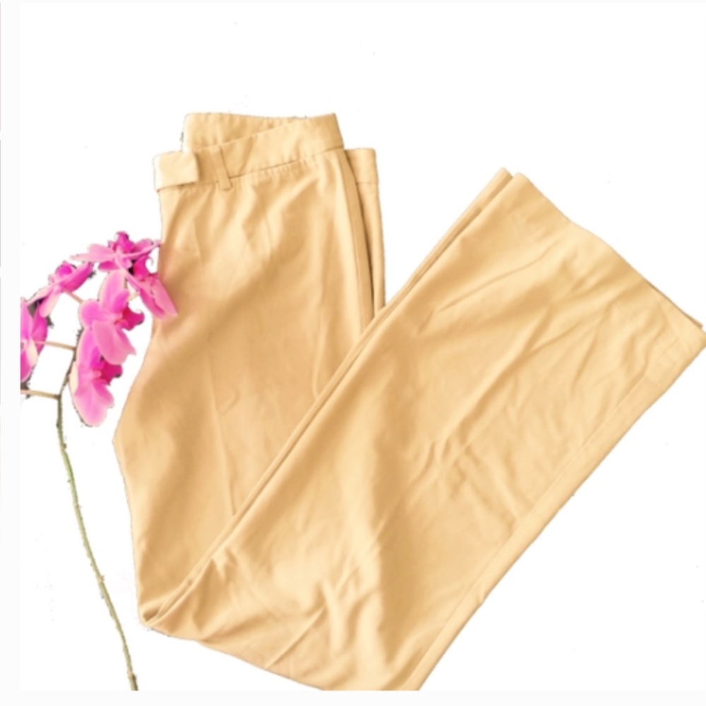 Chic Low-Rise Vintage BCBG MAXAZRIA Khaki Dress Slacks 6